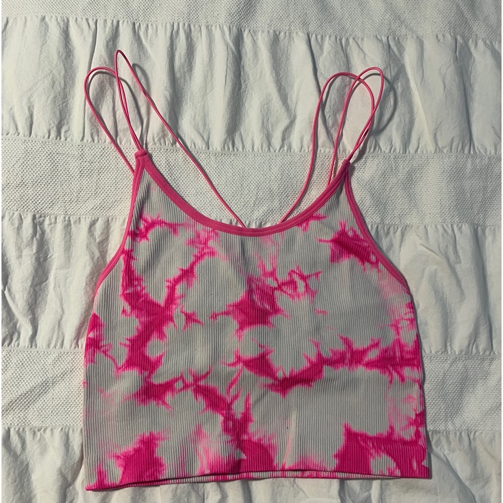 No Boundaries pink tank